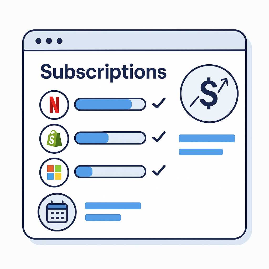 Membilla subscription overview